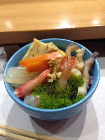 しん善でどんぶり