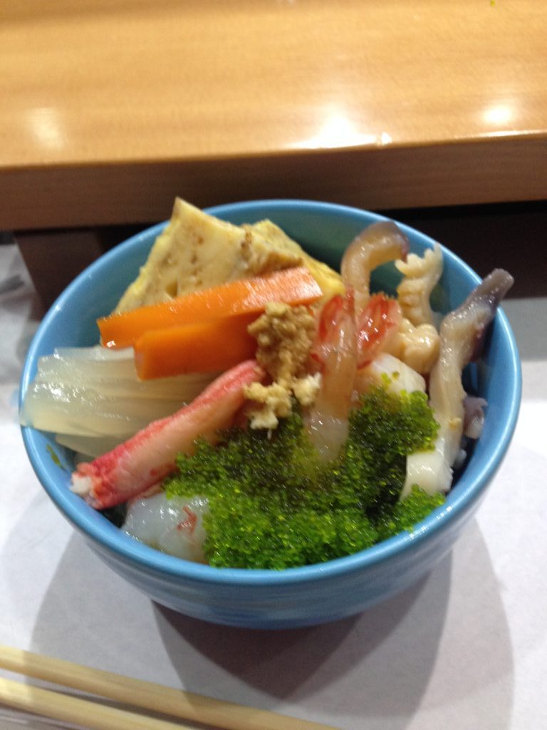 しん善でどんぶり