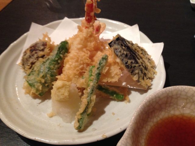 寝ぼっけの天ぷらの盛り合わせ