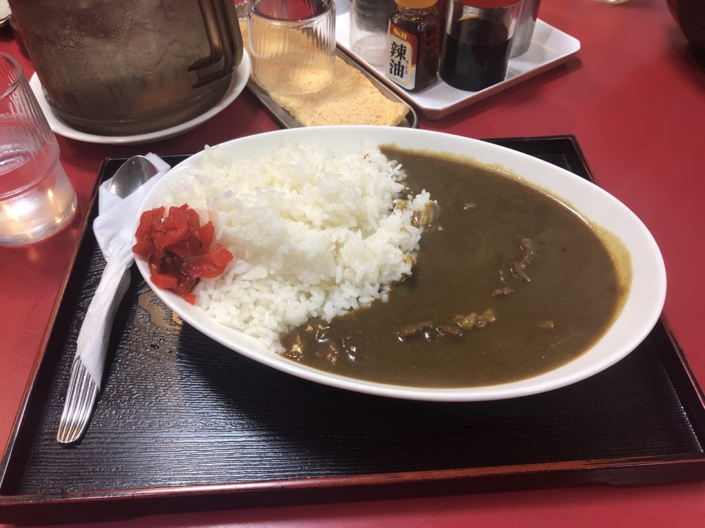 八宝園でカレーライス！