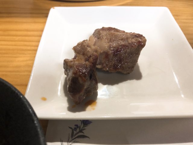 いい田屋 4種盛りのラムステーキ