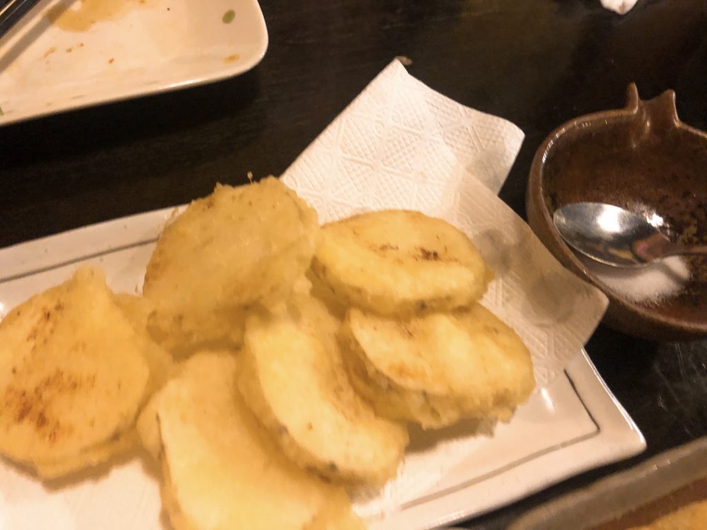 寿楽 長いもの天ぷら