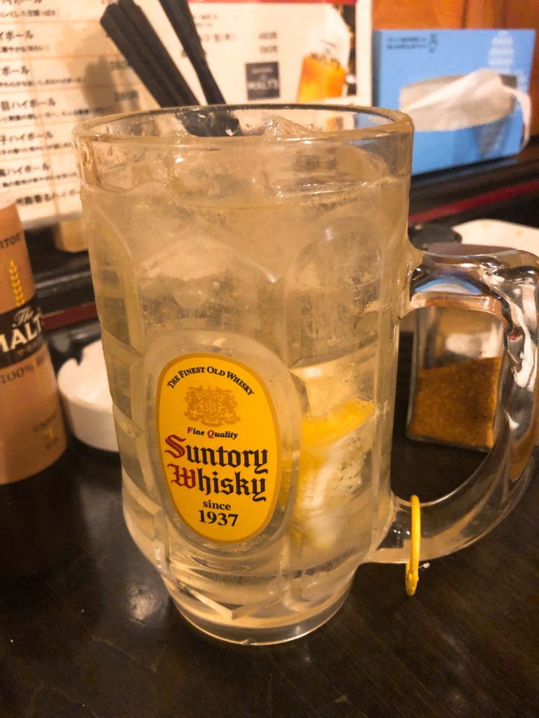 寿楽 親方ハイボール 3杯目