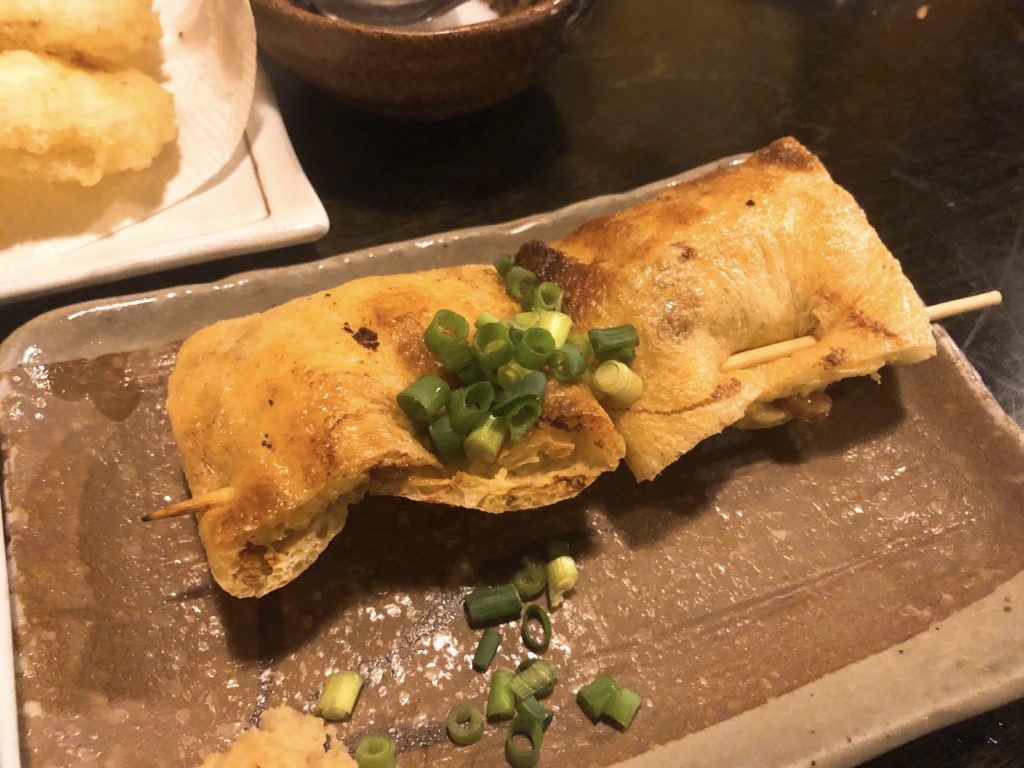 寿楽 納豆キツネ焼き