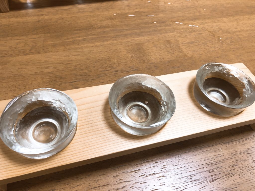 蕎麦前やまな 利き酒セット