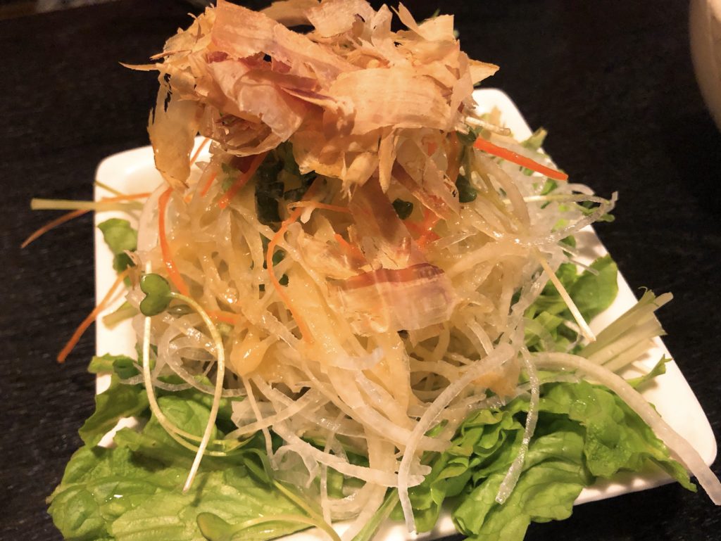20190402 寿楽 大根サラダ