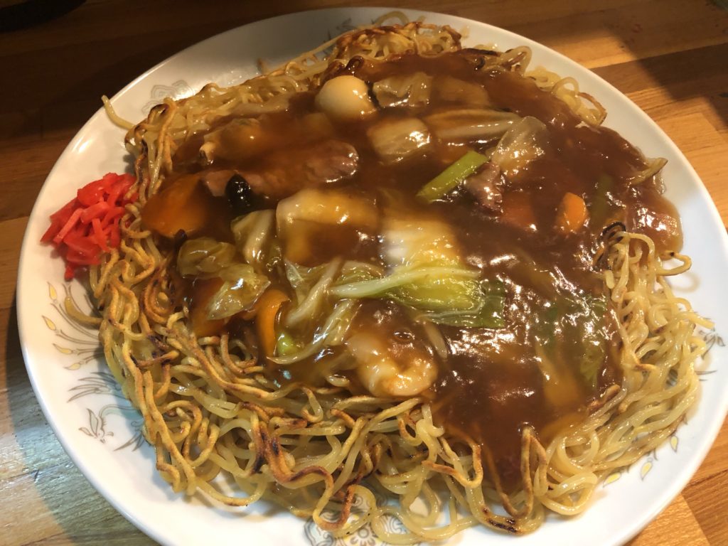 20190621 八兵衛 五目あんかけ焼きそば