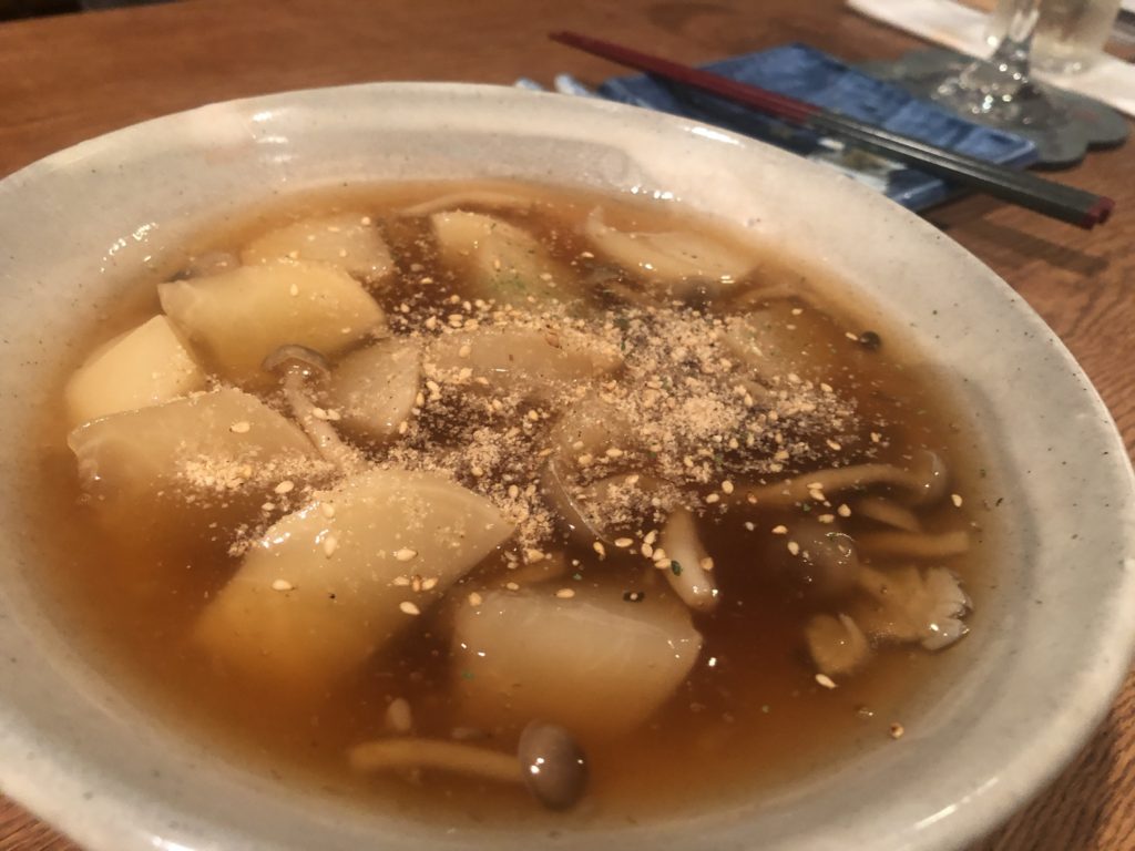 20190613 Ken's bar カブのスープ