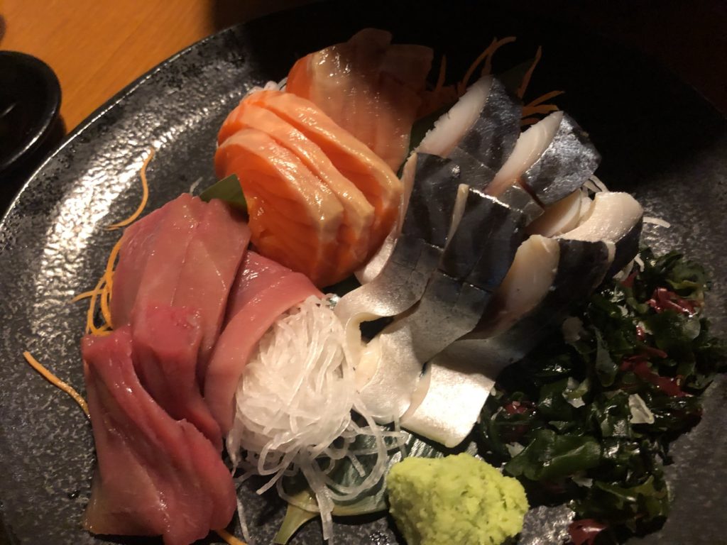 炭火居酒屋「炎」 刺身3点盛り