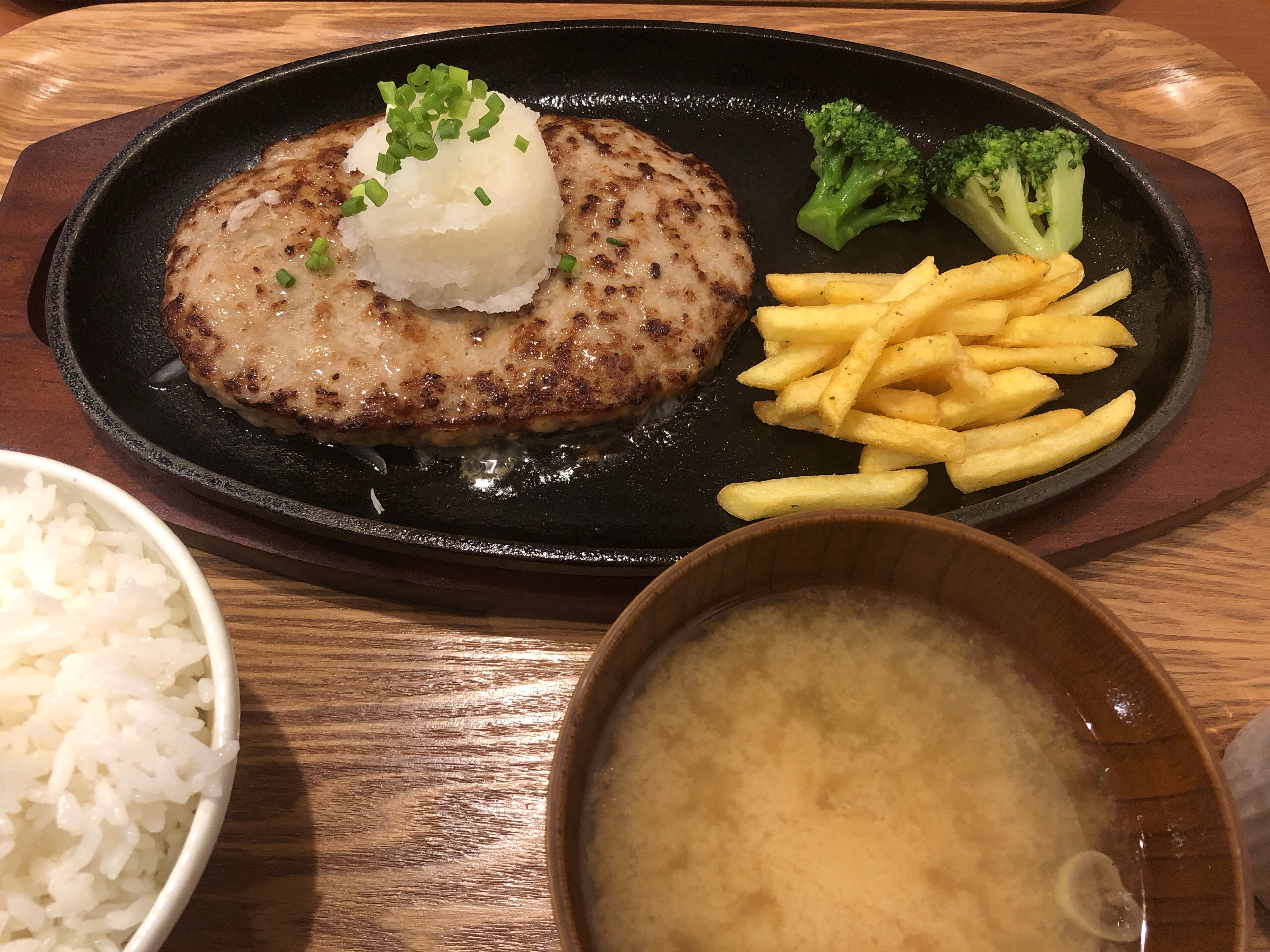 夜ゴハンはハンバーグ