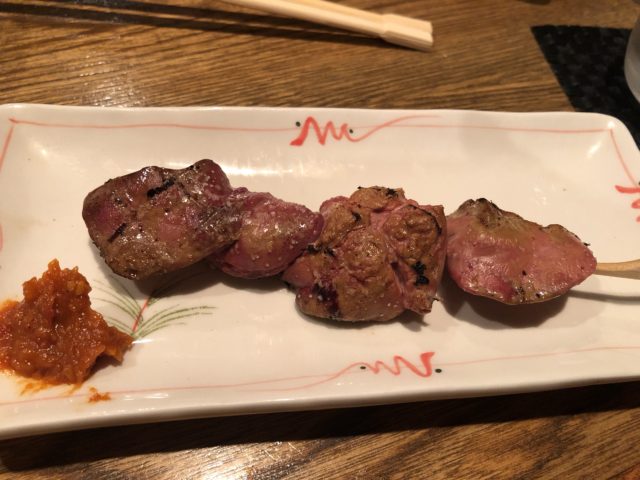 20190809 たちか屋 白レバー塩で