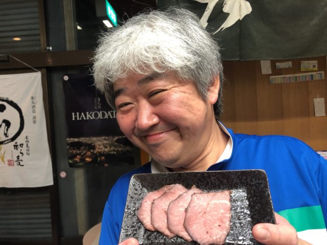 20190803 餅の北屋 立ち飲み ローストビーフ