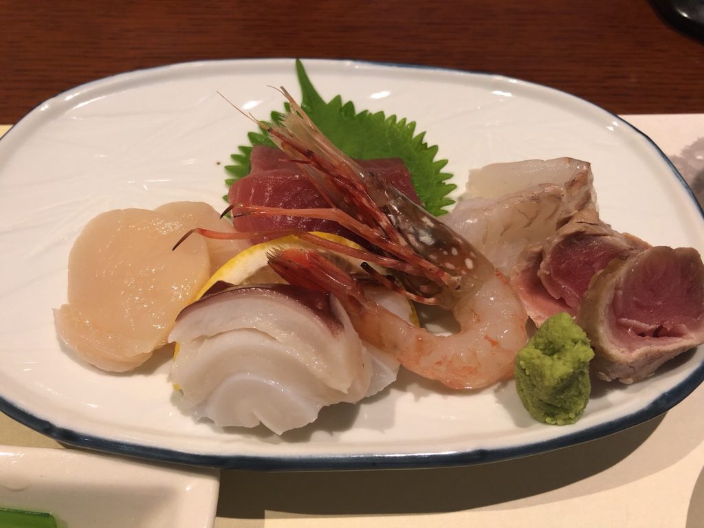 しん善 刺身の盛合せ