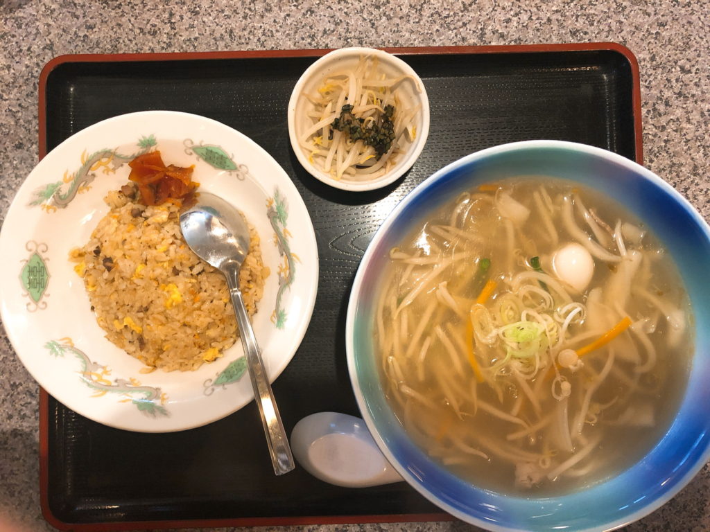 20191012 八方亭 広東麺セット