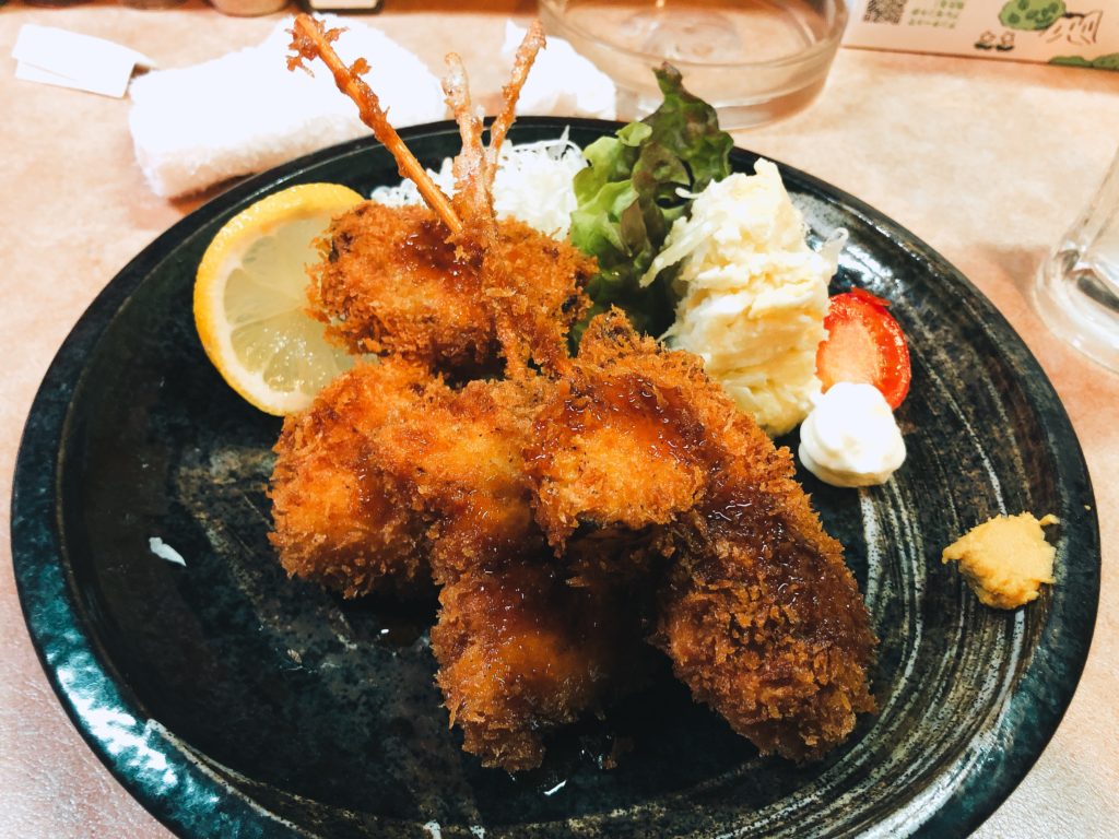 おばんざい赤井川の串揚げ