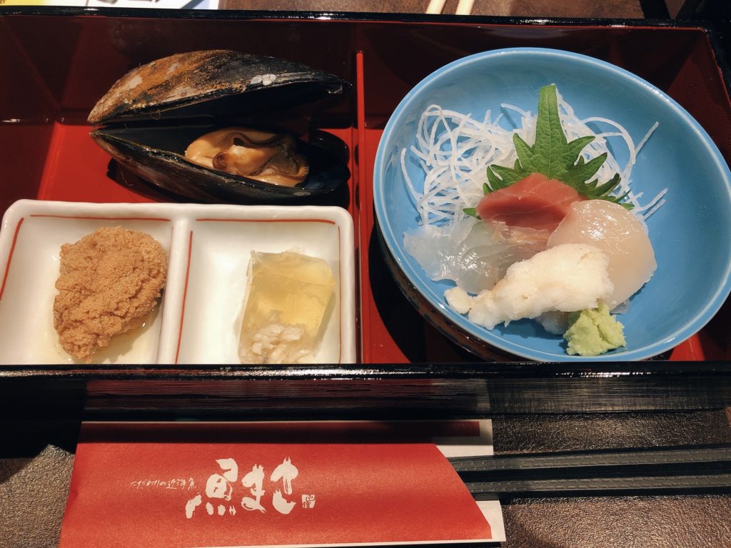 2019/12/13 魚まさ　前菜とお造り