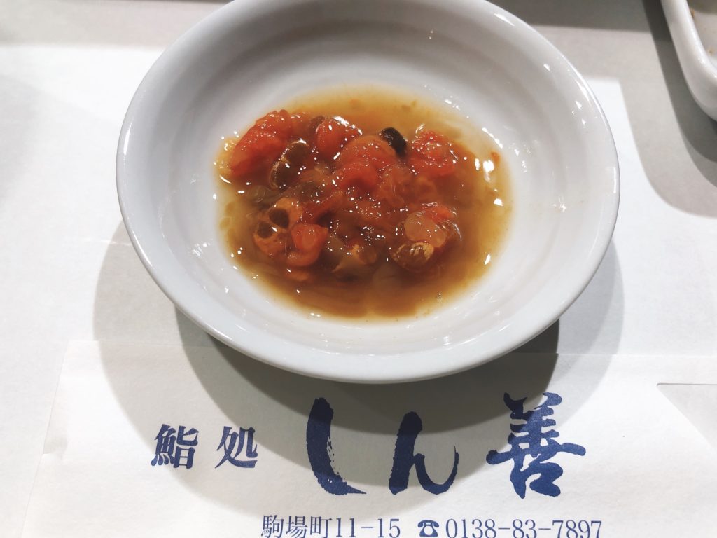 しん善 ホヤの塩辛