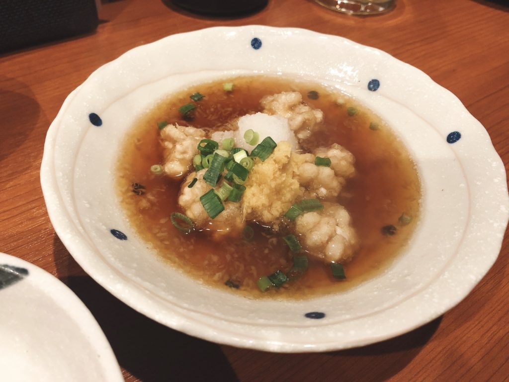 居酒屋実菜　真タラタチの揚げ出し