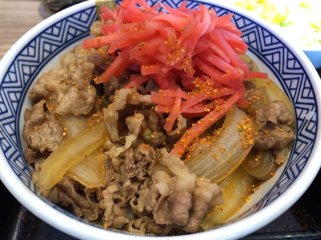 吉野家の牛丼