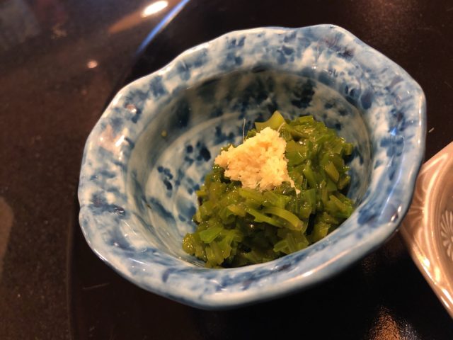 20200403 瑞穂 お通し メカブ