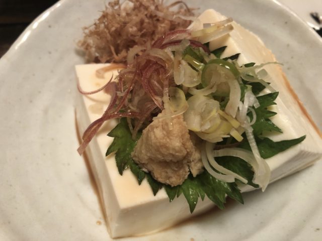 地元家　冷やっこ