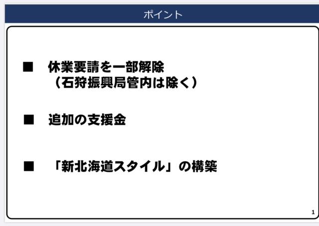 新型コロナウィルス感染症対策に関する今後の基本的考え方　ポイント