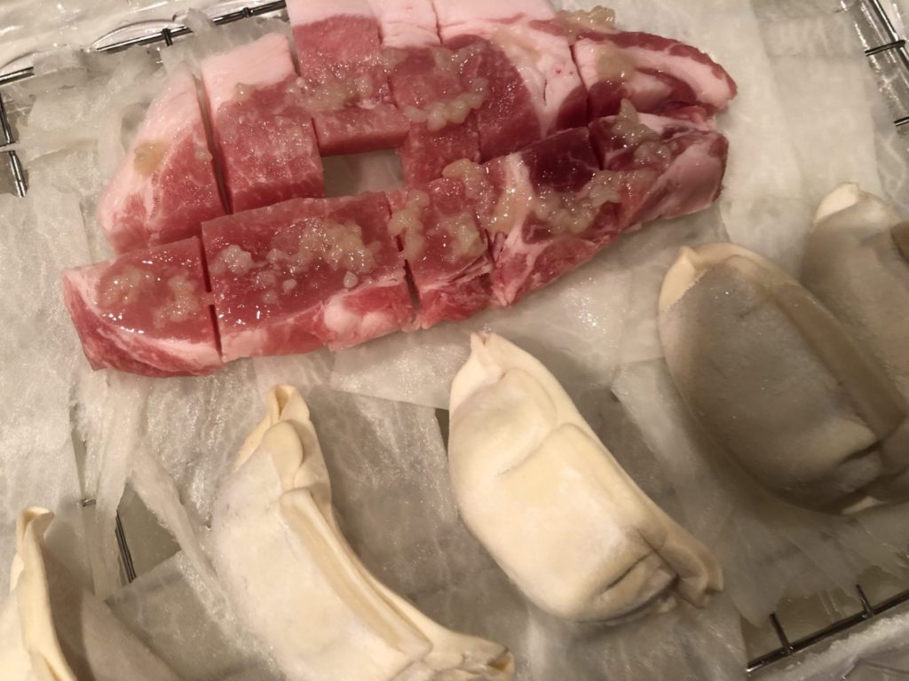 ネイル後の夜ゴハン　シメ餃子