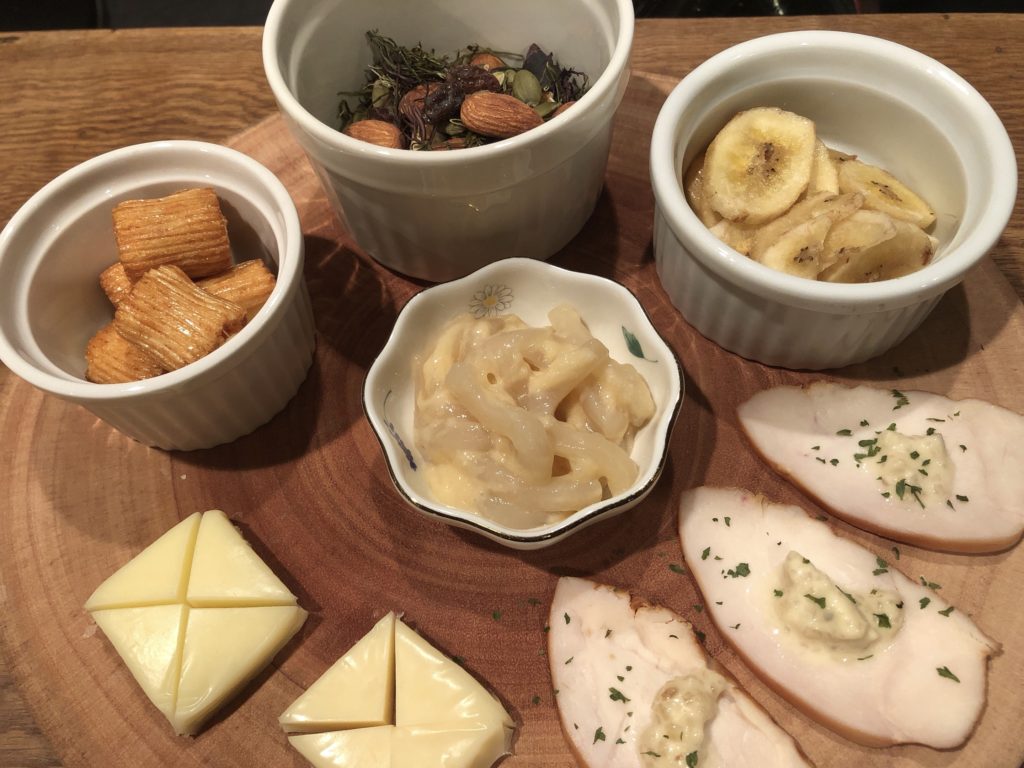 20200705 ネイル後の夜ゴハン 前菜1