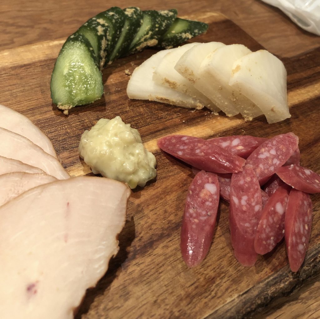 ネイル後の夜ゴハン　前菜1