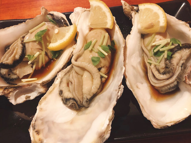 20200815 活海鮮居酒屋 むっ茶ん　牡蠣ポン酢