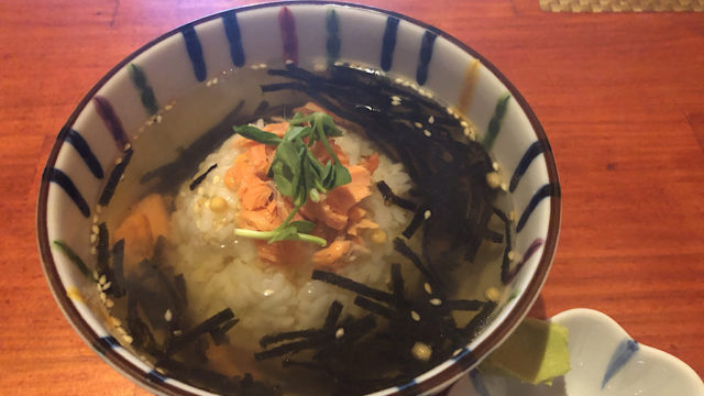 活海鮮居酒屋 むっ茶ん　鮭茶漬け