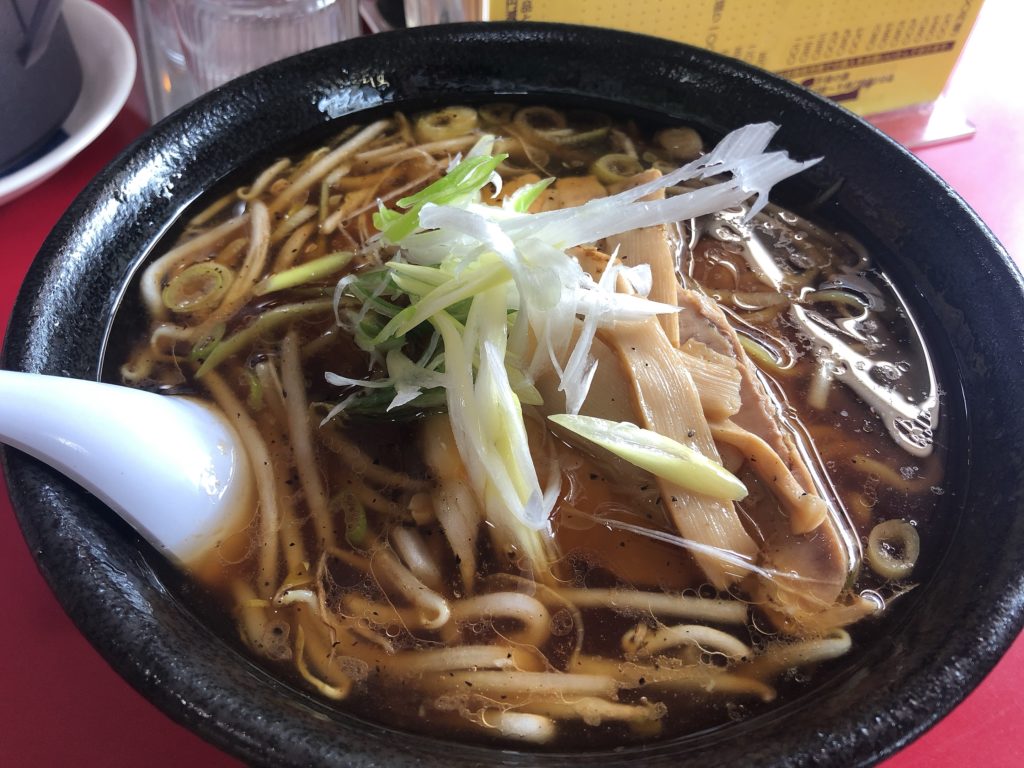 20200926 八宝園 ネギ油醤油ラーメン