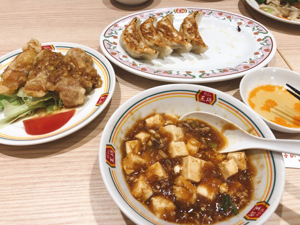 餃子の王将 ジャストサイズ油淋鶏と麻婆豆腐