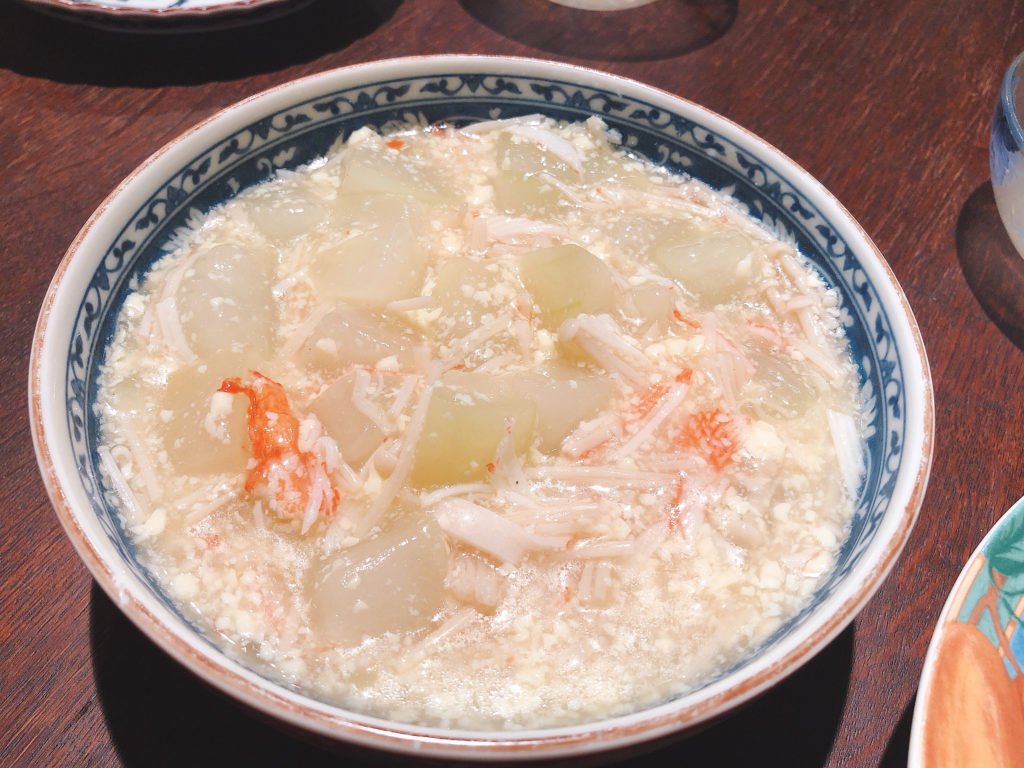 ネイル後の夜ゴハン ユウガオ