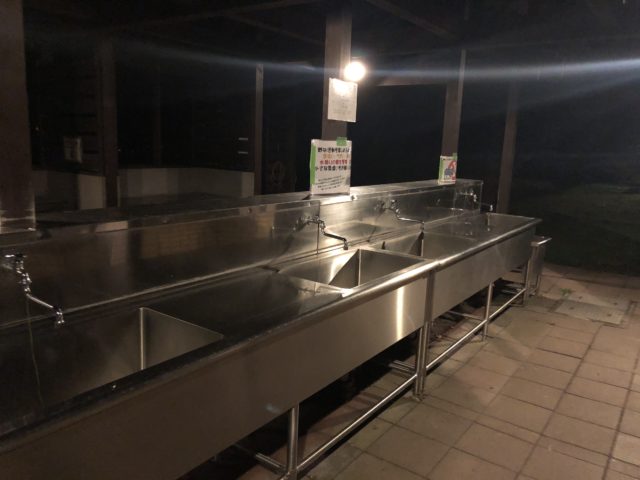 20200916 財田キャンプ場 炊事場