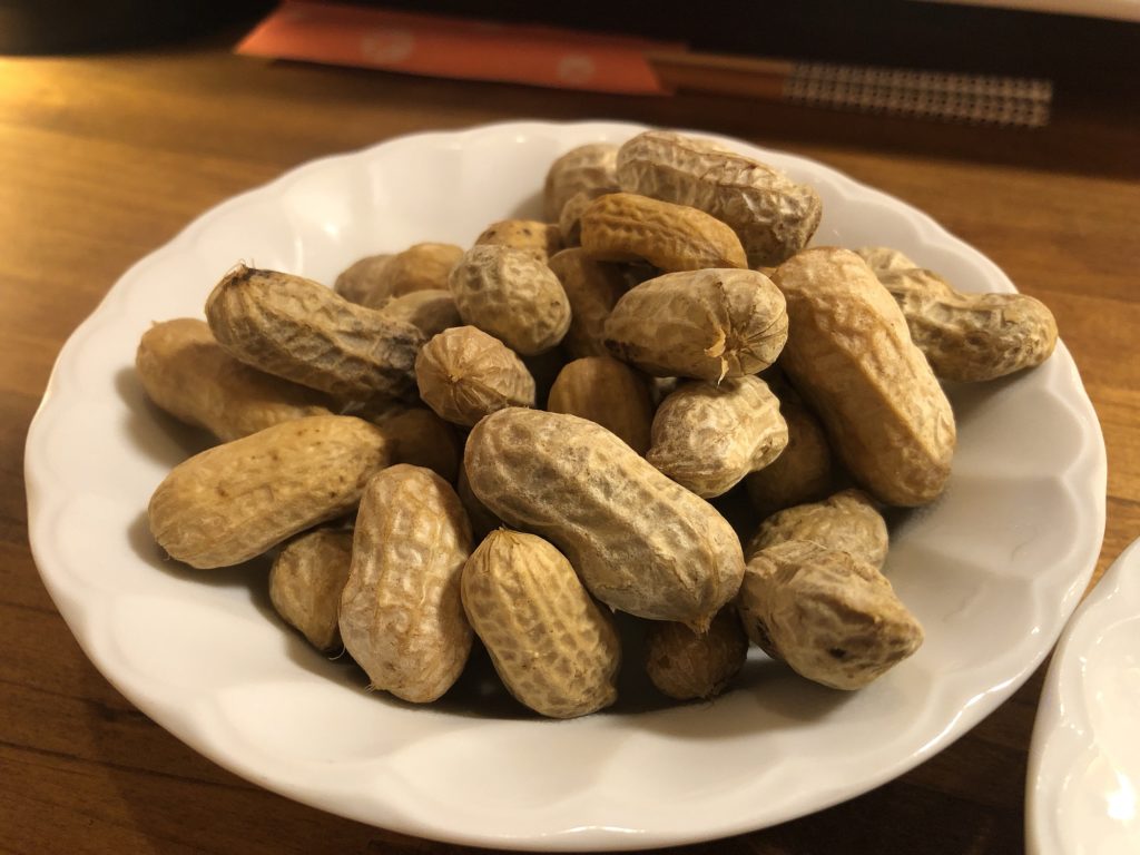 20200925 Vent d’ Quest お通しの茹で落花生