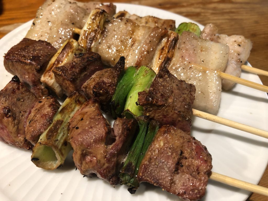 でん助 レバーと精肉