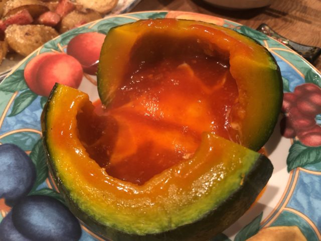 20201022 ネイル後の夜ゴハン　栗マロンミートソースグラタン