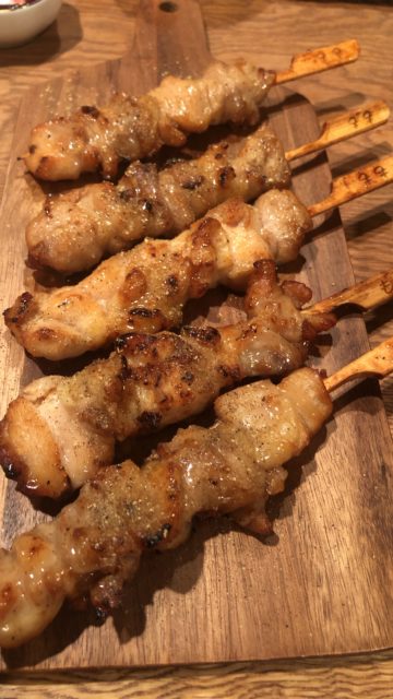 20201022 ネイル後の夜ゴハン　焼き鳥