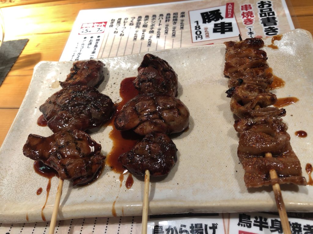 鳥辰 昭和焼きと鳥レバー