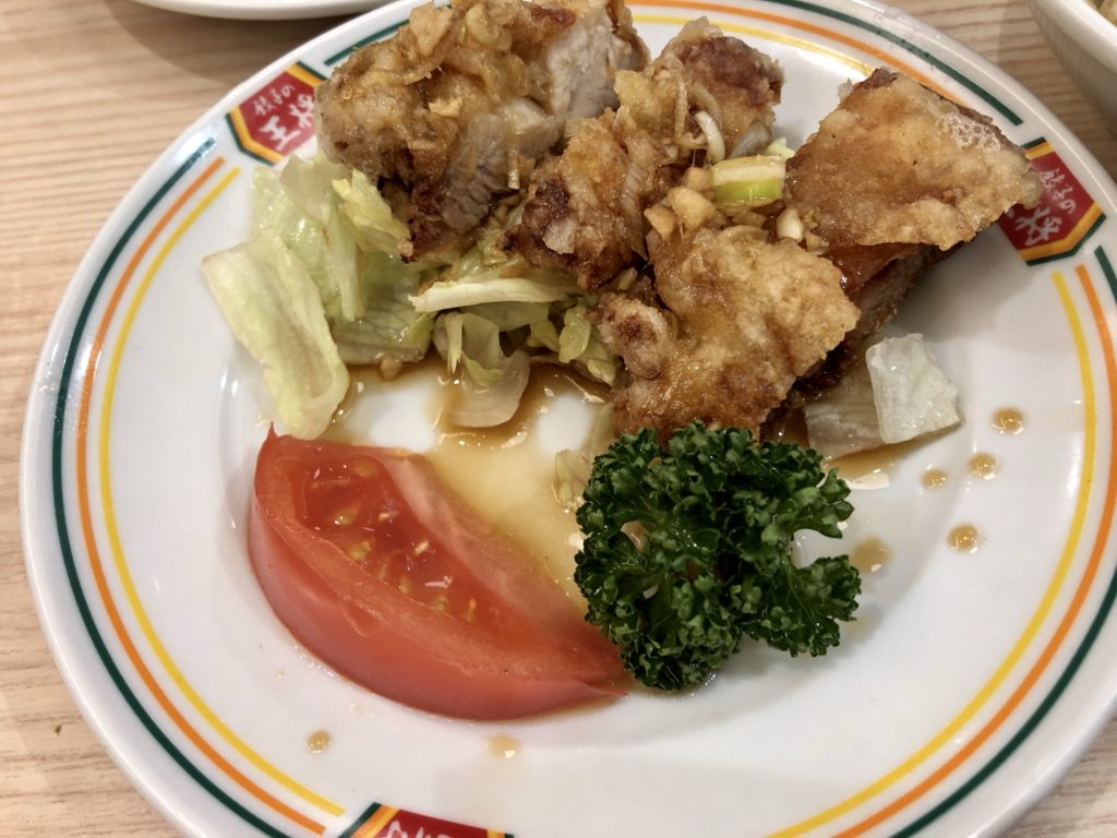 餃子の王将　ジャストサイズ油淋鶏