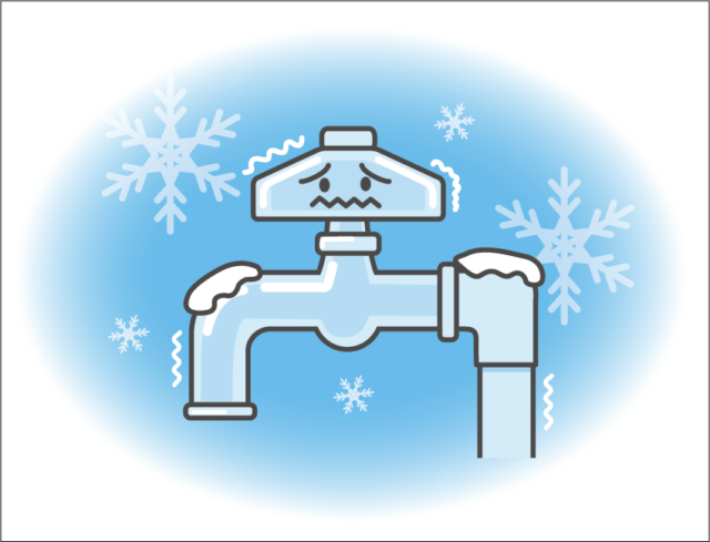 水道凍結 イメージ画像