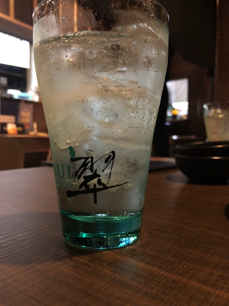 表びんごや　翠ジンソーダ