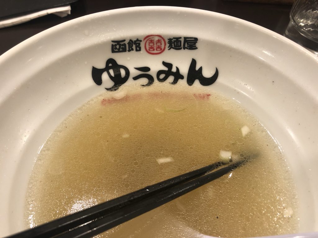 ゆうみん　塩ラーメン