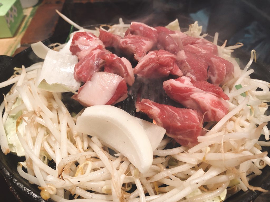 大門横丁 ラムジン　生ラム特上肩ロースセット