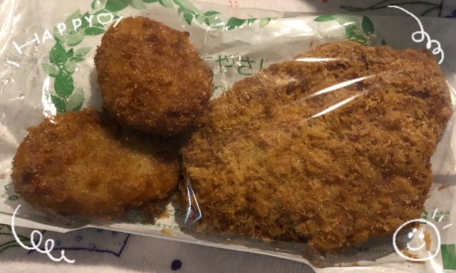 キングストア惣菜　チキンカツとエビカツ