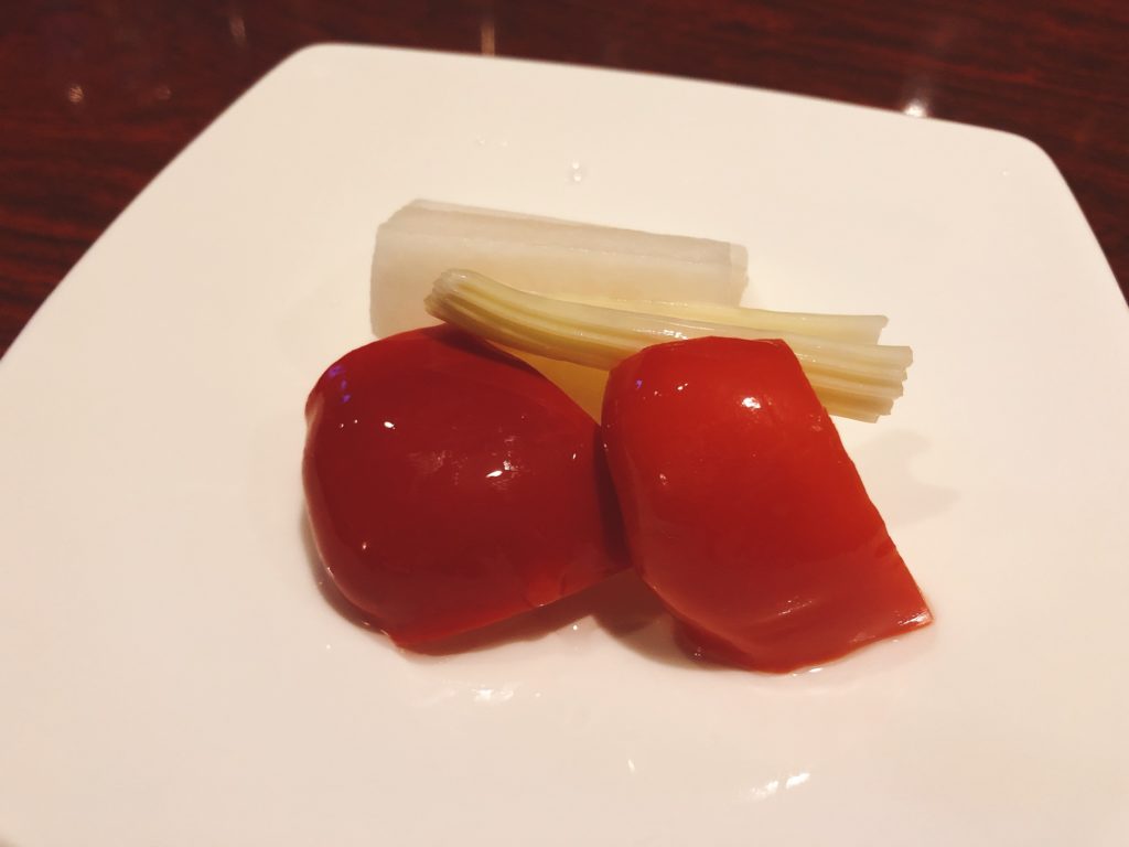 華ぐるま お通し