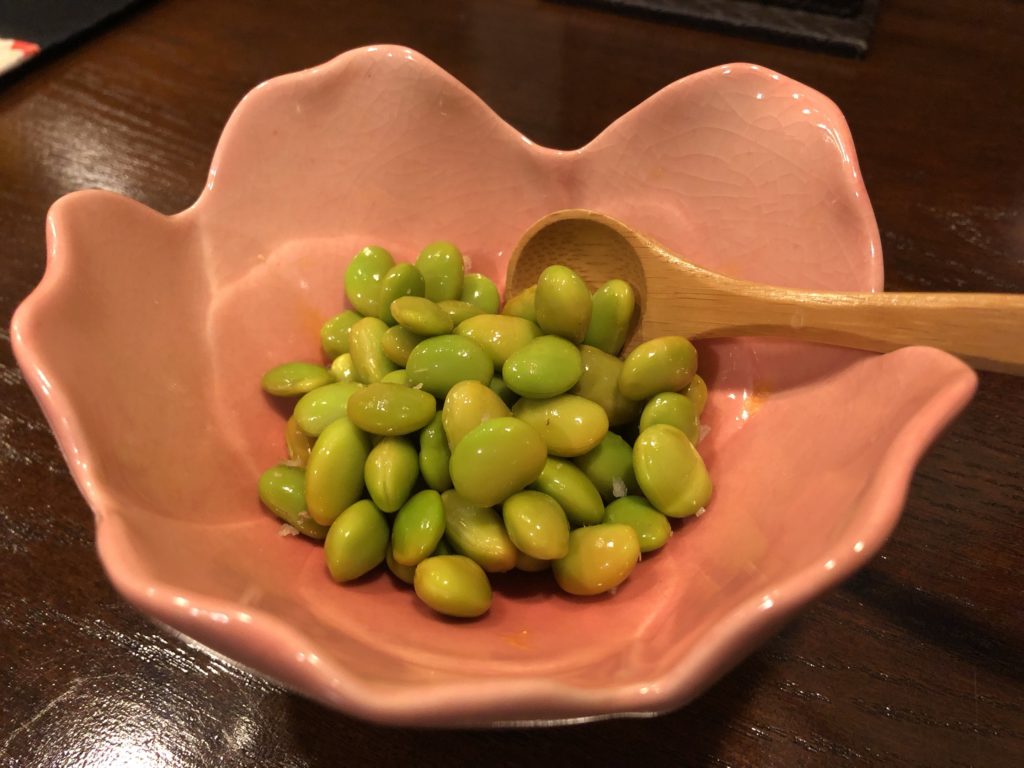 20210430 炭火居酒屋 輝なり 枝豆の燻製