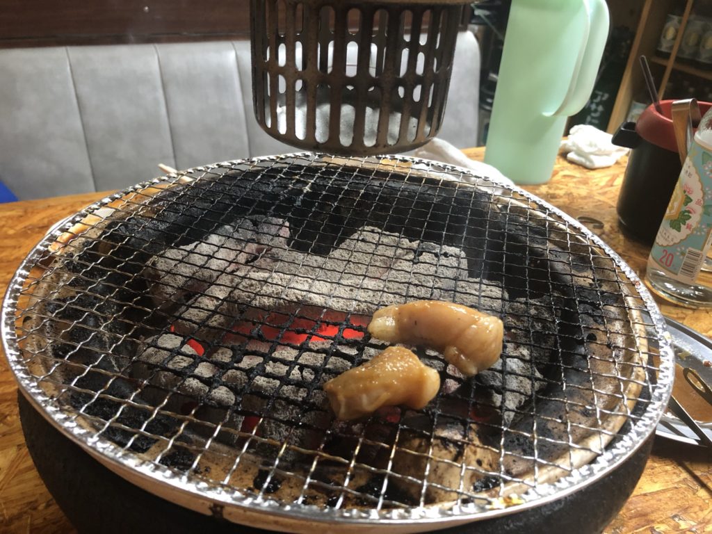 焼肉 金剛苑 丸腸焼き