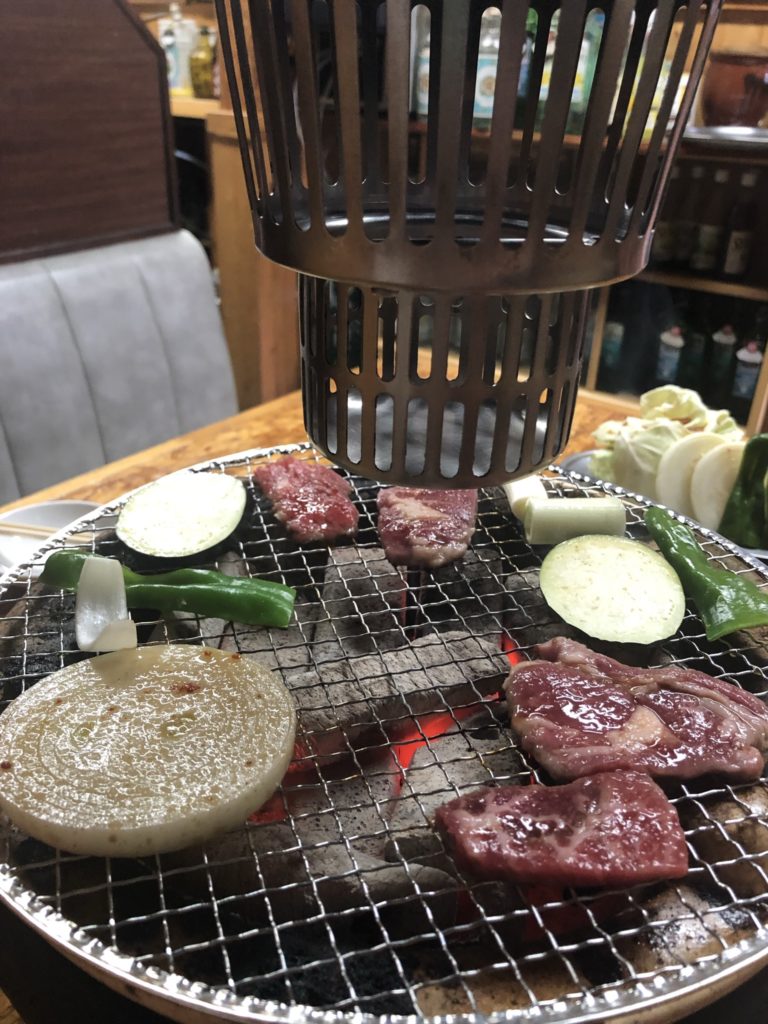 20210625 焼肉 金剛苑 焼き中